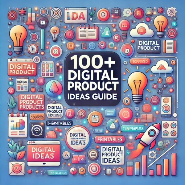 100+ Digital Product Ideas Guide